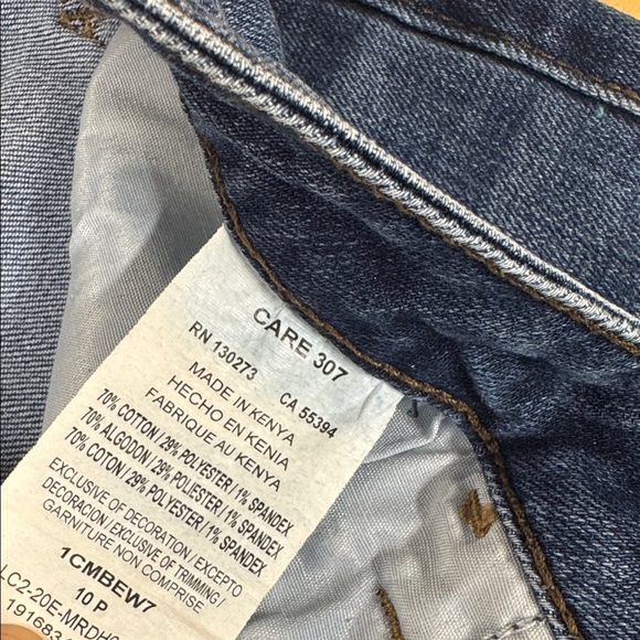 Lee Women's Dark Blue Wash Regular Boot Cut Mis Rise Jeans size 10P - Picture 4 of 6